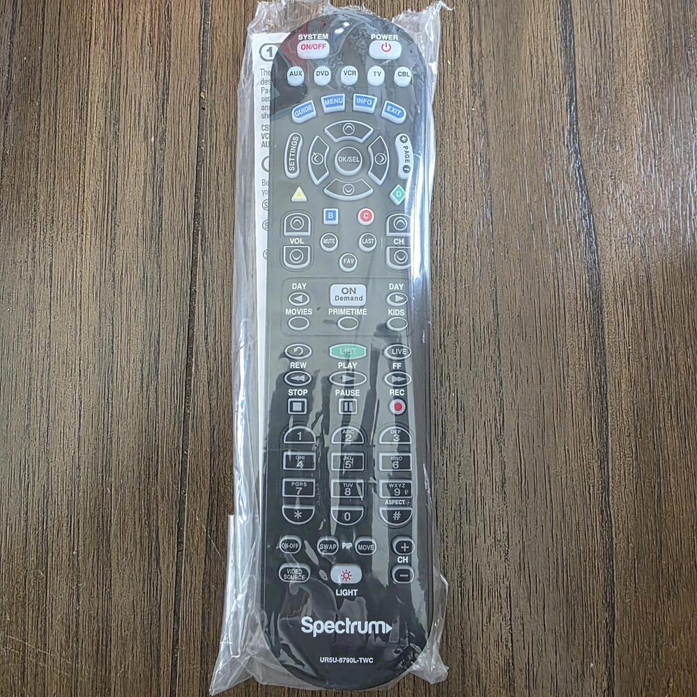 Spectrum Remote Control UR5U-8780L-BHC TV Universal Remote Never Used